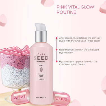 The Face Shop Chia Seed Hydro Toner, Pack Of 160 Ml, Liquid